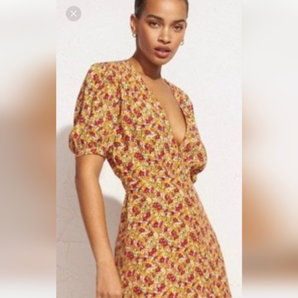 FAITHFULL THE BRANDB Revolved Bellavista Midi Dress in La Gomera Floral - Picture 7 of 12